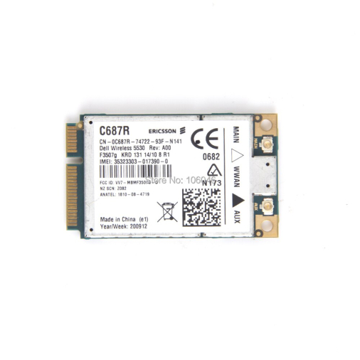 Dell 3G Modem Dell Wireless 5530 F3507G