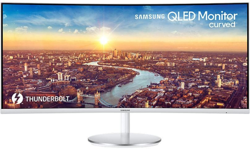 Samsung C34J791WTP Curved White Thunderbolt